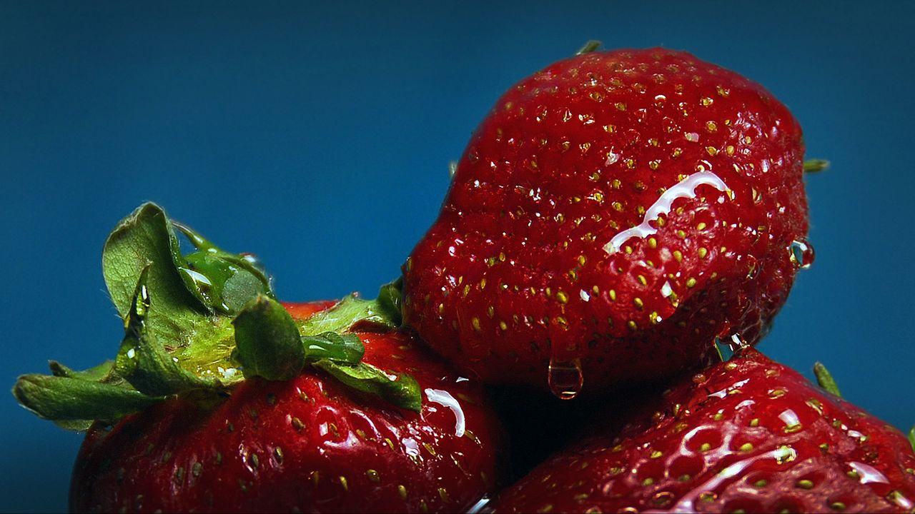 Wallpaper strawberry, berry, ripe, juicy hd, picture, image