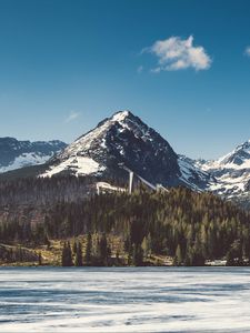 Preview wallpaper strba tarn, slovakia, mountains, lake