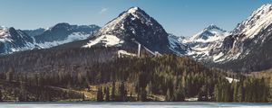 Preview wallpaper strba tarn, slovakia, mountains, lake