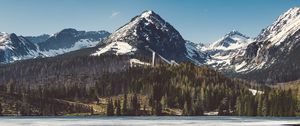 Preview wallpaper strba tarn, slovakia, mountains, lake