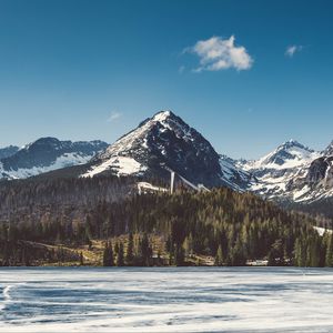 Preview wallpaper strba tarn, slovakia, mountains, lake