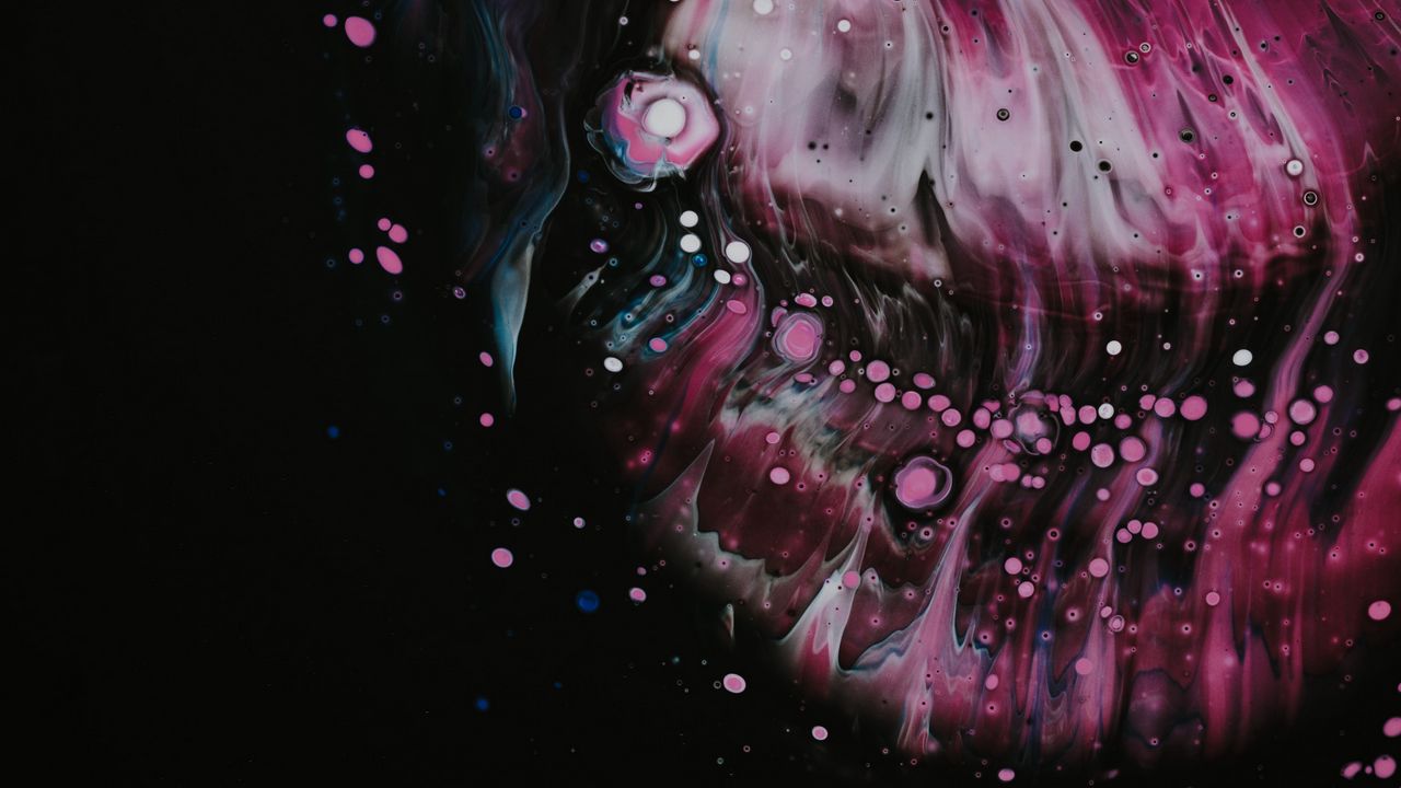 Wallpaper streaks, bubbles, liquid, texture, dark