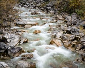 Preview wallpaper stream, cascade, stones, nature