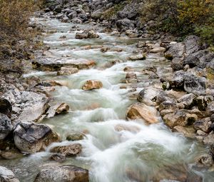 Preview wallpaper stream, cascade, stones, nature