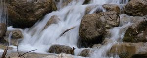 Preview wallpaper stream, cascade, stones, landscape