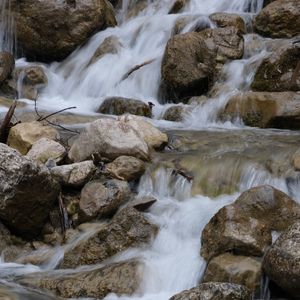 Preview wallpaper stream, cascade, stones, landscape