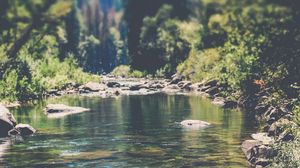 Preview wallpaper stream, mountain stream, mountains, landscape