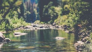 Preview wallpaper stream, mountain stream, mountains, landscape