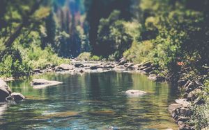 Preview wallpaper stream, mountain stream, mountains, landscape