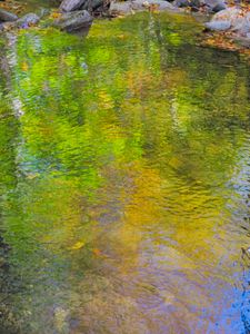 Preview wallpaper stream, pond, water, stones, reflection, nature