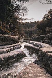 Preview wallpaper stream, river, landscape, course, rocks, nature