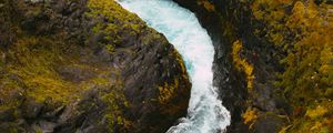 Preview wallpaper stream, rocks, moss, water