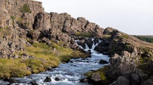 Preview wallpaper stream, rocks, stones, nature