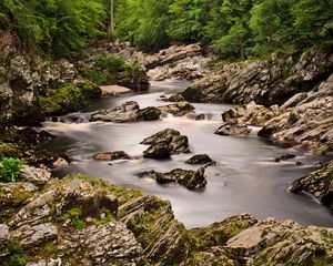 Preview wallpaper stream, stones, rocks, nature