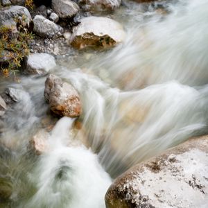 Preview wallpaper stream, water, stones, nature, pebbles