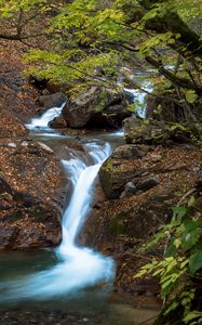 Preview wallpaper stream, waterfall, stones, nature
