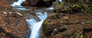 Preview wallpaper stream, waterfall, stones, nature