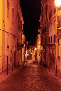 Preview wallpaper street, buildings, architecture, city, old, night