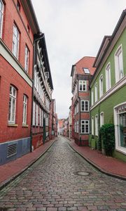 Preview wallpaper street, buildings, architecture, old, city