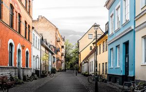 Preview wallpaper street, buildings, architecture, road