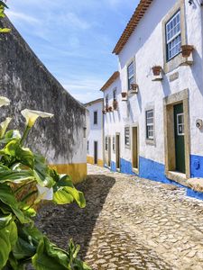 Preview wallpaper street, buildings, houses, shadow