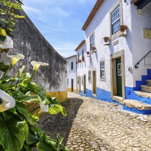 Preview wallpaper street, buildings, houses, shadow