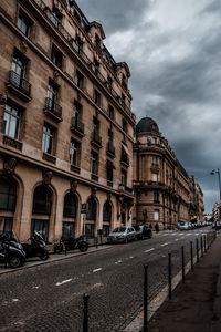 Preview wallpaper street, city, building, architecture, cars, motorcycles, paris, france