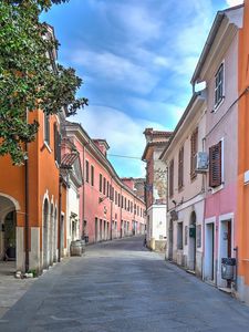 Preview wallpaper street, city, buildings, old, architecture