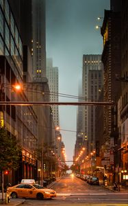 Preview wallpaper street, city, cars, buildings, new york