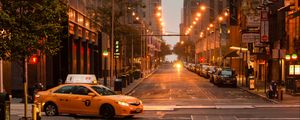 Preview wallpaper street, city, cars, buildings, new york