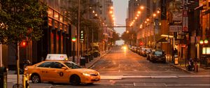 Preview wallpaper street, city, cars, buildings, new york