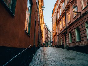 Preview wallpaper street, facade, buildings, city