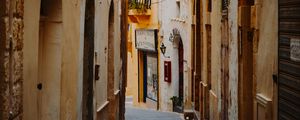 Preview wallpaper street, lane, buildings, victoria, malta