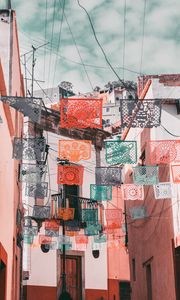 Preview wallpaper street, napkins, architecture, mexico