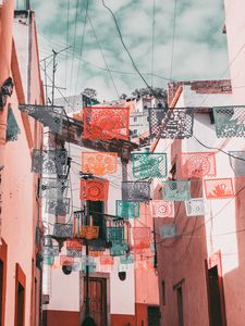 Preview wallpaper street, napkins, architecture, mexico