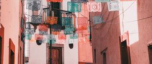 Preview wallpaper street, napkins, architecture, mexico