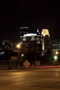 Preview wallpaper street, night, lights, buildings