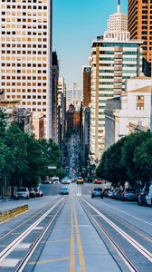 Preview wallpaper street, traffic, urban, architecture, san francisco, united states