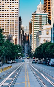 Preview wallpaper street, traffic, urban, architecture, san francisco, united states