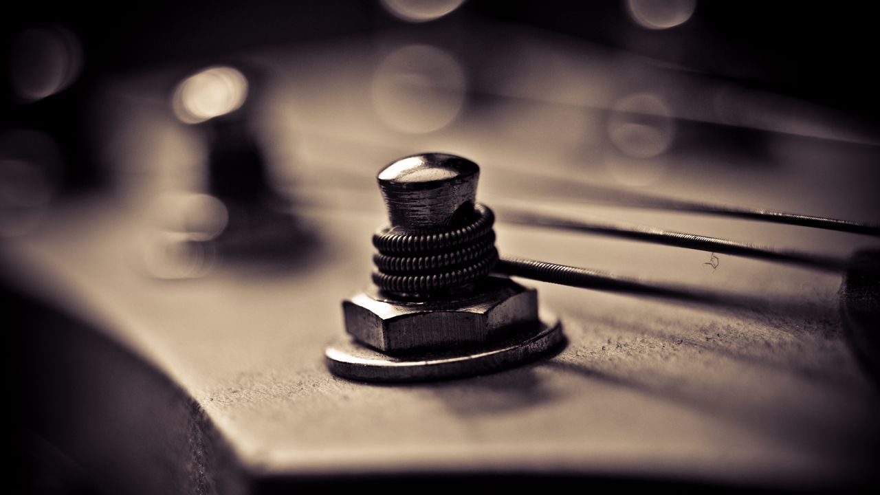 Wallpaper string, fretboard, guitar, macro, music