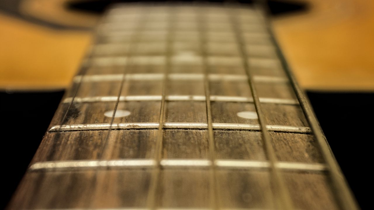 Wallpaper strings, blur, guitar, music