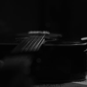 Preview wallpaper strings, guitar, black