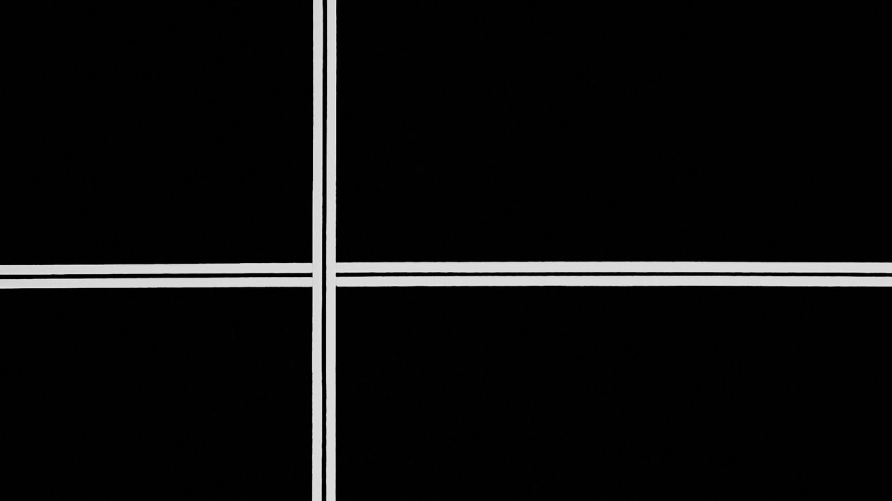 Wallpaper strip, line, bw, black, white, minimalism