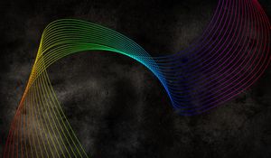 Preview wallpaper strip, line, thin, rainbow, background