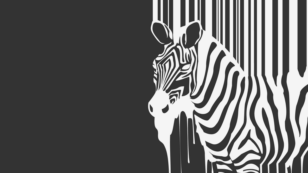 Wallpaper stripes, animal, zebra, flows