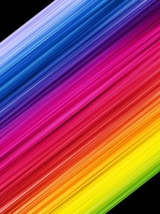 Preview wallpaper stripes, colorful, rainbow, obliquely