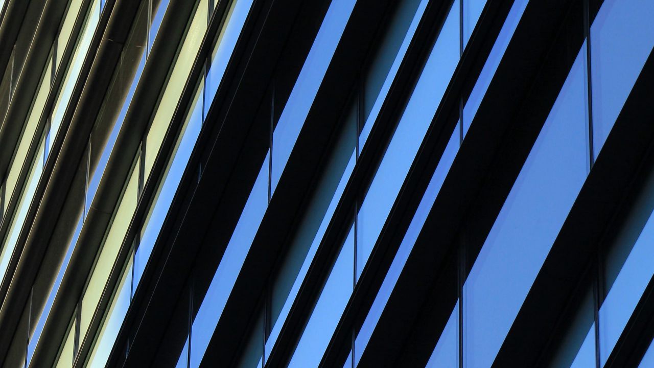 Wallpaper stripes, diagonal, building, facade