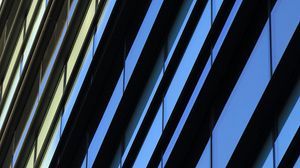 Preview wallpaper stripes, diagonal, building, facade