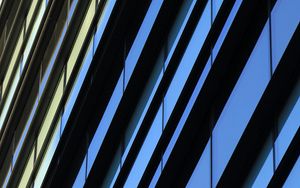 Preview wallpaper stripes, diagonal, building, facade