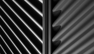 Preview wallpaper stripes, diagonal, bw, surface